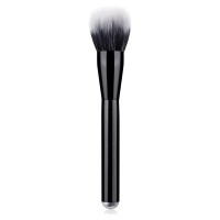 Beauty cosmetics makeup brush angled contour wooden black foundation powder soft blush brush